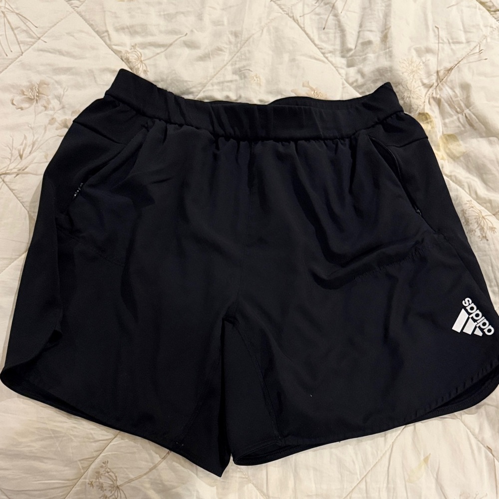 Adidas Men's Black Athletic Shorts